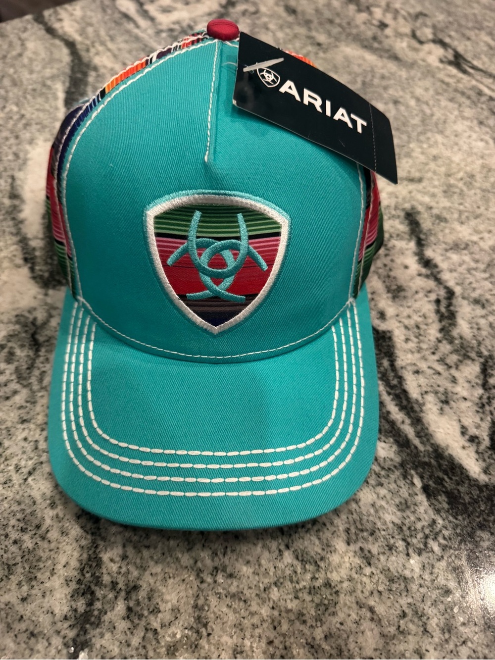 Ariat Women’s Teal Embroidered Logo Cap